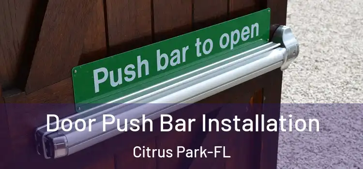  Door Push Bar Installation Citrus Park-FL